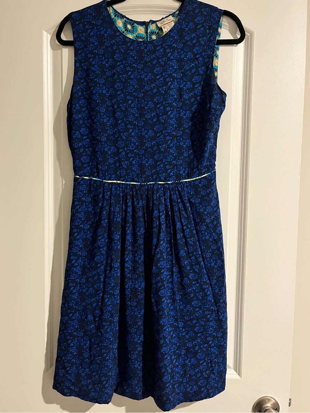 Matilda Jane Women’s Violets Are Blue Fit And Flare Sleeveless Dress Cottagecore